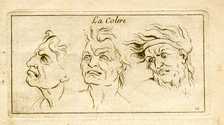 Le Clerc, «Caractere des Passions« nach Le Brun, Taf.12