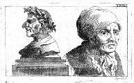 Reinhold: Taf. XXXVI: Voltaire und eine alte Frau