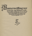 Schön, Titelblatt 1540