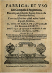 Casati, Titelblatt