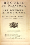 Diderot, Titelblatt Planches