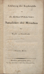 Seiler 1826, Titelblatt