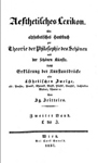 Jeitteles, Titelblatt, Bd. II.