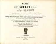 Clarac 1836-1837, Titelblatt