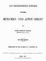 Carus 1861, Titelblatt.
