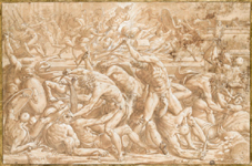 Penni, Zeichnung, Louvre 1400 r
