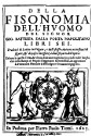 Della Porta 1623, Titelblatt.