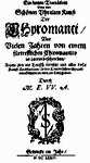 Tractätlein, Titel 1674