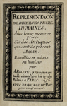 Bosse, 1656, Taf. 1, Titelblatt