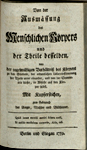 Reinhard 1759, Titelblatt