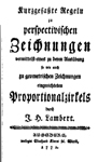 Lambert, Titelblatt 1772