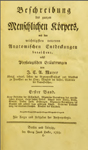 Mayer, Titelblatt 1783