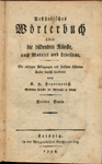 Heydenreich, Titelblatt 1794